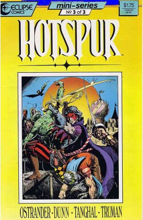Hotspur 3 published by Eclipse with cover art by Karl Waller