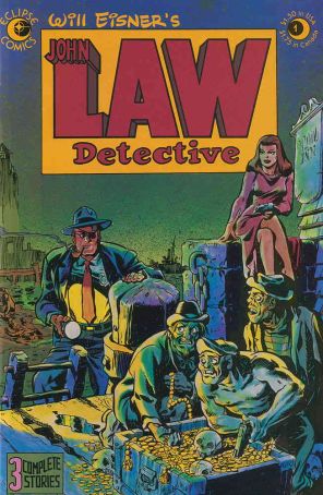 John Law Detective 1 published by Eclipse with cover art by Will Eisner