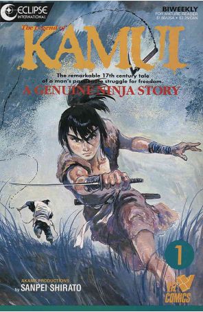 The Legend of Kamui 1 published by Eclipse with cover art by Sanpei Shirato