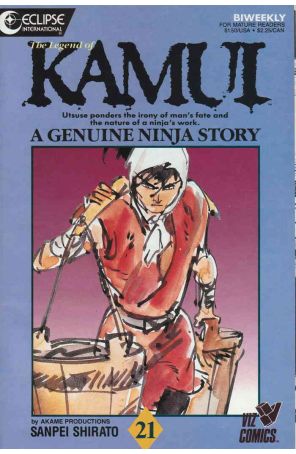 The Legend of Kamui 21 published by Eclipse with cover art by Sanpei Shirato