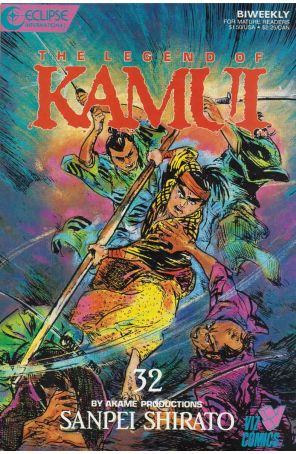 The Legend of Kamui 32 published by Eclipse with cover art by Sanpei Shirato