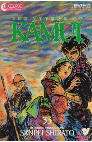 The Legend of Kamui 33 published by Eclipse with cover art by Sanpei Shirato