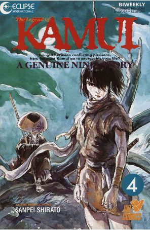 The Legend of Kamui 4 published by Eclipse with cover art by Sanpei Shirato