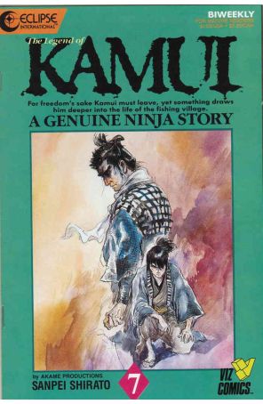 The Legend of Kamui 7 published by Eclipse with cover art by Sanpei Shirato