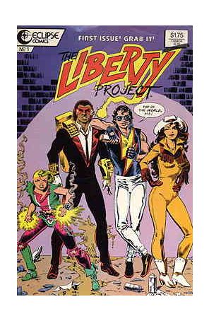 The Liberty Project 1 published by Eclipse with cover art by James W. Fry III