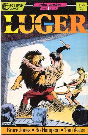 Luger 1 published by Eclipse with cover art by Tom Yeates