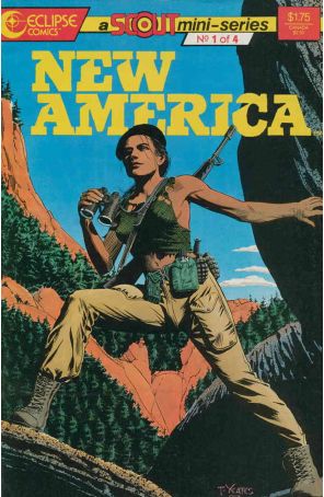 New America 1 published by Eclipse with cover art by Tom Yeates