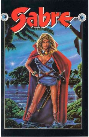 Sabre 12 published by Eclipse with cover art by Ioannis