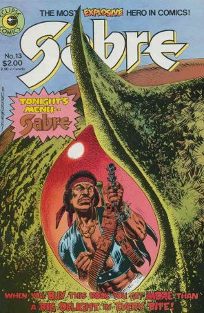 Sabre 13 published by Eclipse with cover art by Jose Ortiz