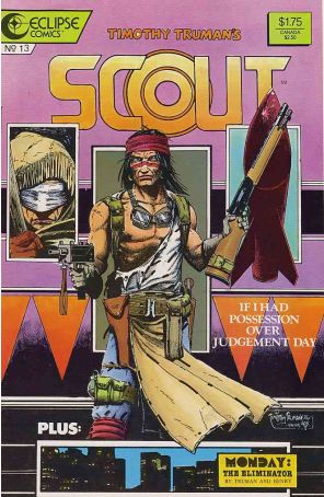 Scout 13 published by Eclipse with cover art by Timothy Truman
