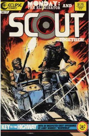 Scout 17 published by Eclipse with cover art by Timothy Truman