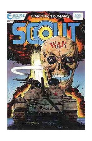 Scout 21 published by Eclipse with cover art by Timothy Truman