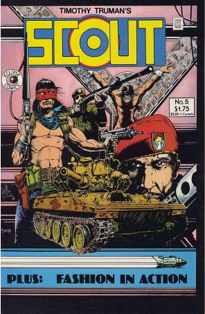 Scout 5 published by Eclipse with cover art by Timothy Truman