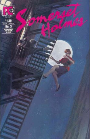 Somerset Holmes 3 published by Pacific with cover art by Brent Anderson