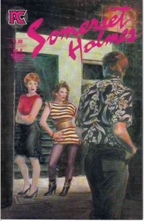 Somerset Holmes 4 published by Pacific with cover art by Brent Anderson