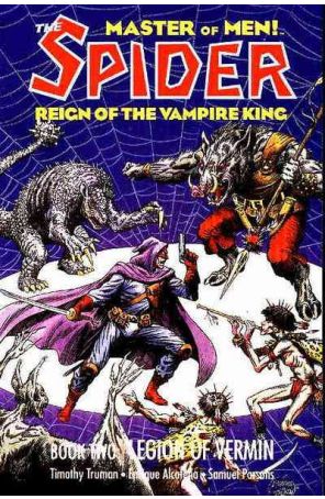 The Spider: Reign of the Vampire King 2 published by Eclipse with cover art by Enrique Alcatena