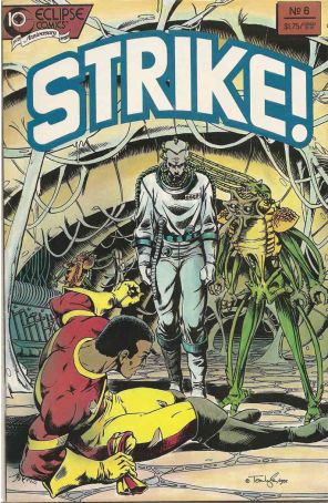 Strike! 6 published by Eclipse with cover art by Tom Lyle