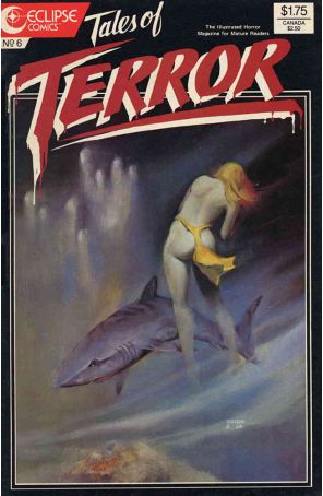 Tales of Terror 6 published by Eclipse with cover art by Joe Chiodo