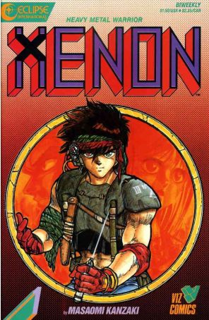 Xenon 1 published by Eclipse with cover art by Masaomi Kanzaki
