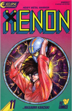 Xenon 11 published by Eclipse with cover art by Masaomi Kanzaki