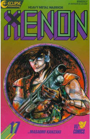 Xenon 17 published by Eclipse with cover art by Masaomi Kanzaki
