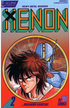 Xenon 2 published by Eclipse with cover art by Masaomi Kanzaki