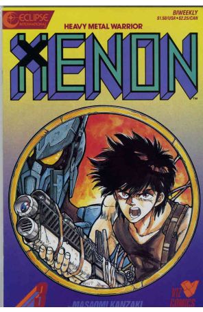 Xenon 3 published by Eclipse with cover art by Masaomi Kanzaki