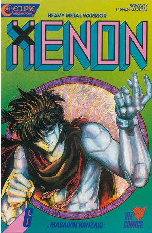 Xenon 6 published by Eclipse with cover art by Masaomi Kanzaki