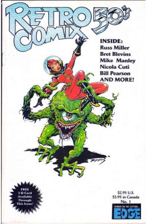 Retro 50's Comix 1 published by Edge with cover art by Bret Blevins