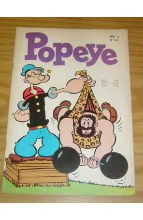 Popeye (Pasa) 20 published by Editorial Lord Cochrane