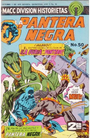 Pantera Negra, La 50 published by Editorial Oepisa