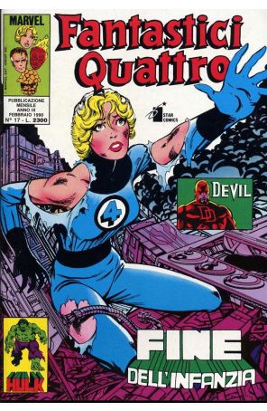 Fantastici Quattro (Edizioni Star) 17 published by Edizioni Star with cover art by John Byrne
