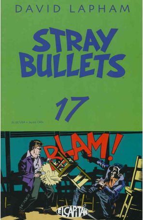 Stray Bullets 17 published by El Capitan with cover art by David Lapham