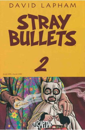 Stray Bullets 2 published by El Capitan with cover art by David Lapham