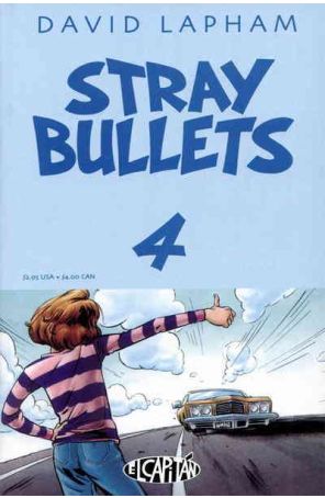 Stray Bullets 4 (3rd) published by El Capitan with cover art by David Lapham