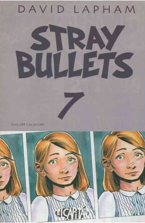 Stray Bullets 7 (2nd) published by El Capitan with cover art by David Lapham
