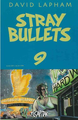 Stray Bullets 9 published by El Capitan with cover art by David Lapham