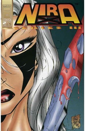 Nira X: CyberAngel (3rd Series) 2 published by Entity with cover art by Bill Maus