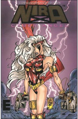 Nira X: Cyberangel (Mini-Series) 1C published by Entity with cover art by Bill Maus