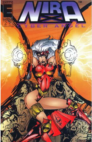 Nira X: Cyberangel (Mini-Series) 2 published by Entity with cover art by Bill Maus