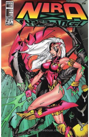 Nira X: Cyberangel 2 published by Entity with cover art by Bill Maus