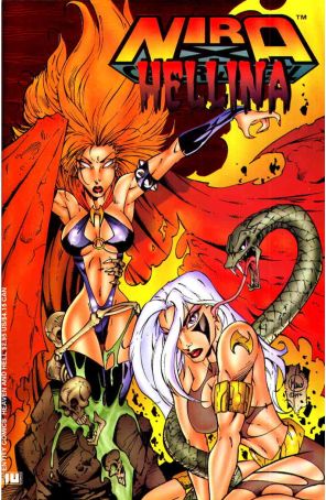 Nira X: Hellina 1A published by Entity with cover art by Bill Maus