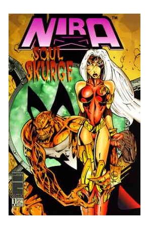 Nira X: Soul Skurge 1 published by Entity with cover art by Bill Maus