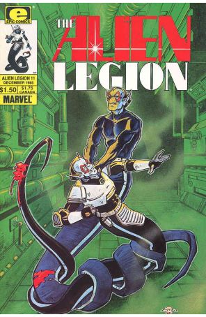 Alien Legion (Vol. 1) 11 published by Epic with cover art by Chris Warner