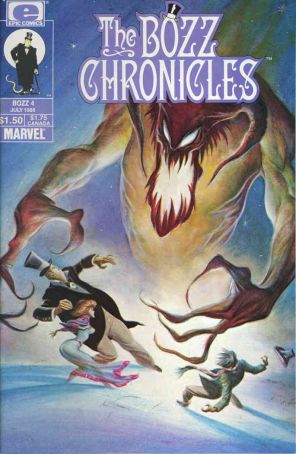 The Bozz Chronicles 4 published by Epic with cover art by Bret Blevins
