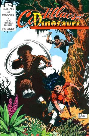 Cadillacs And Dinosaurs 2 published by Epic with cover art by Mark Schultz
