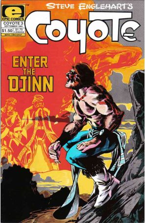 Coyote 3 published by Epic with cover art by Butch Guice