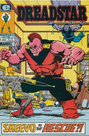 Dreadstar 12 published by Epic with cover art by Jim Starlin