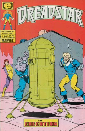 Dreadstar 26 published by Epic with cover art by Jim Starlin