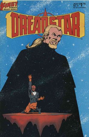 Dreadstar 31 published by First with cover art by Jim Starlin